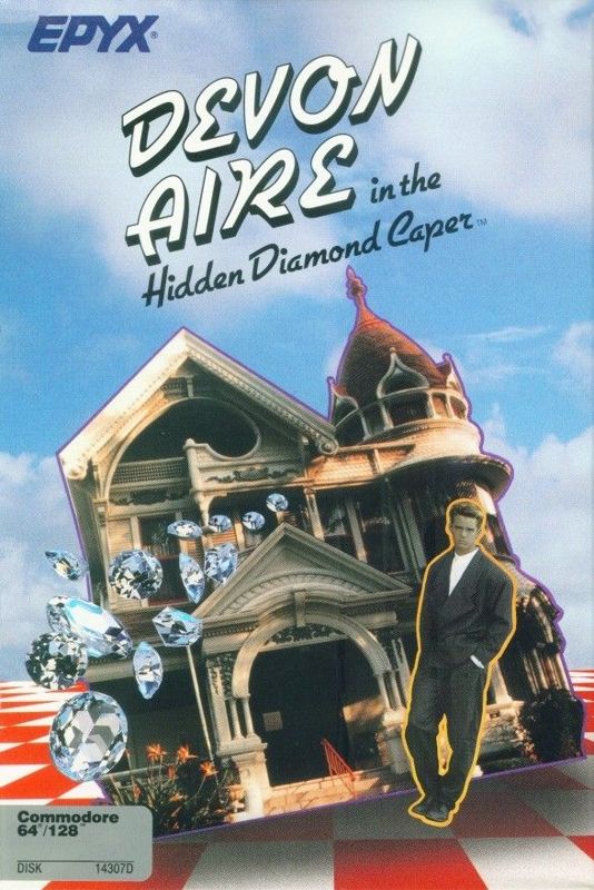 Devon Aire In The Hidden Diamond Caper box art for Commodore 64